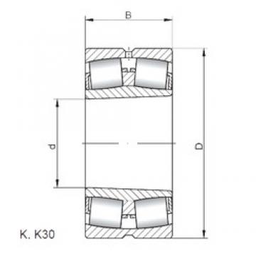 440 mm x 720 mm x 226 mm  ISO 23188 KW33 spherical roller bearings