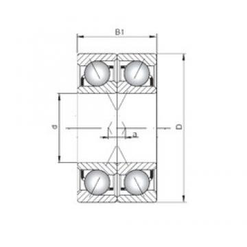 ISO 7207 CDF angular contact ball bearings