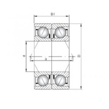 ISO 71921 CDB angular contact ball bearings