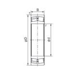 440 mm x 720 mm x 226 mm  NACHI 23188E cylindrical roller bearings