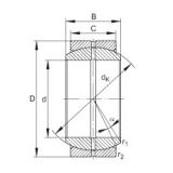 INA GE60-DO plain bearings