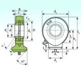 60 mm x 90 mm x 44 mm  ISB T.A.C. 260 plain bearings