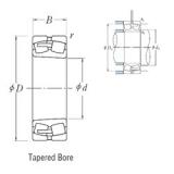 440 mm x 720 mm x 226 mm  NSK 23188CAKE4 spherical roller bearings