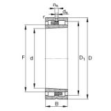 105 mm x 145 mm x 40 mm  FAG NNU4921-S-K-M-SP cylindrical roller bearings