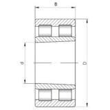 105 mm x 145 mm x 40 mm  ISO NNU4921K cylindrical roller bearings