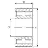 340 mm x 460 mm x 118 mm  ISO NNU4968 V cylindrical roller bearings