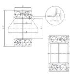 35 mm x 72 mm x 34 mm  NTN DE0763CS46PX1/5A angular contact ball bearings