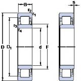 35 mm x 72 mm x 17 mm  SKF NU 207 ECP thrust ball bearings