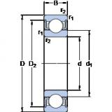 35 mm x 72 mm x 17 mm  SKF W 6207-2RZ deep groove ball bearings